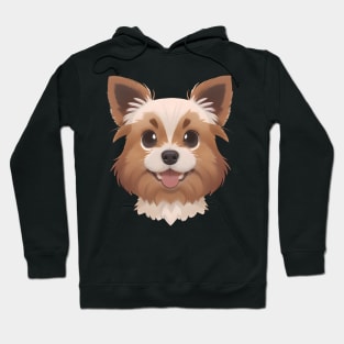 Cheerful Yorkie Charm Hoodie